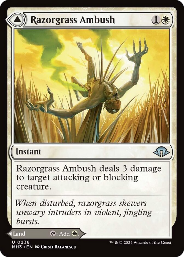 Razorgrass Ambush // Razorgrass Field [Modern Horizons 3] | Spectrum Games