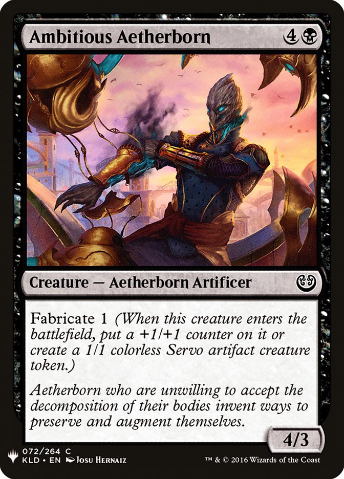 Ambitious Aetherborn [Mystery Booster] | Spectrum Games