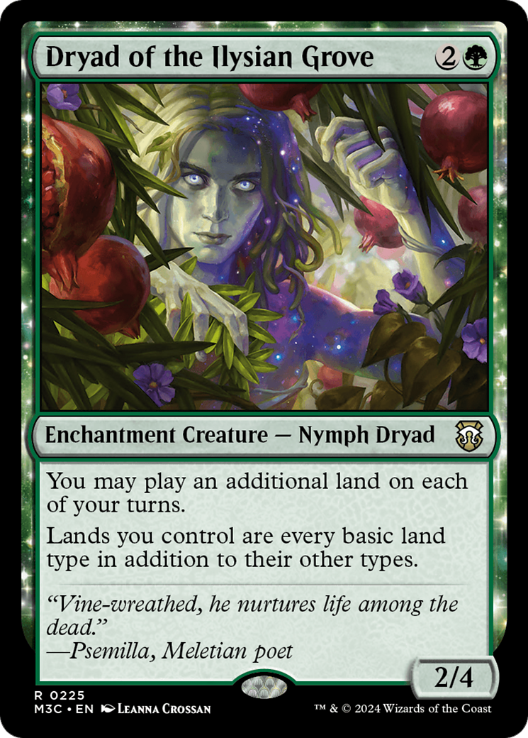 Dryad of the Ilysian Grove (Ripple Foil) [Modern Horizons 3 Commander] | Spectrum Games