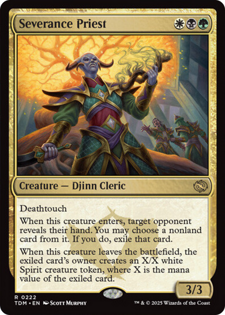 Severance Priest [Tarkir: Dragonstorm] | Spectrum Games