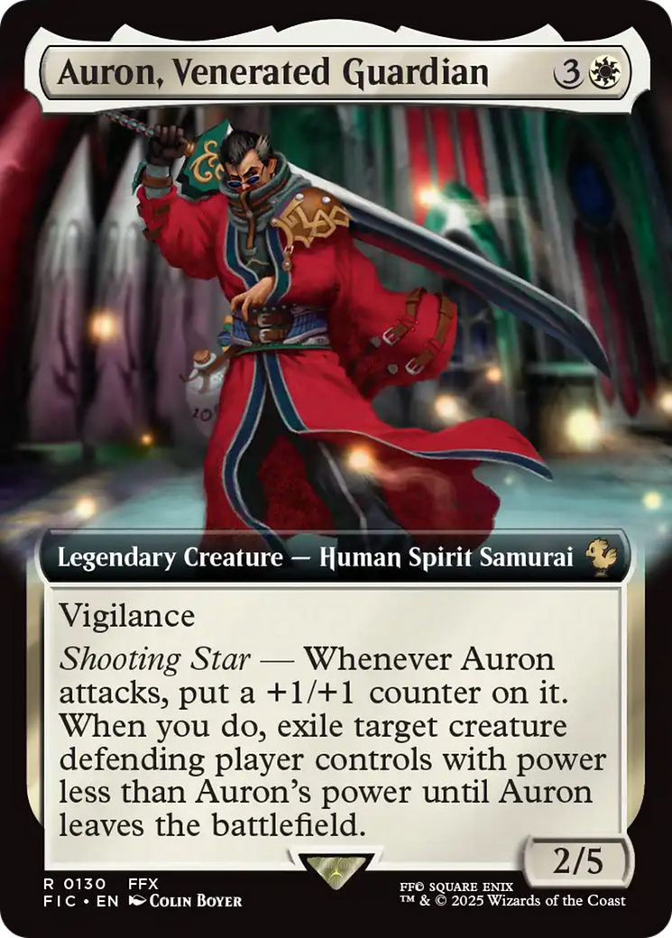 Auron, Venerated Guardian (Extended Art) [FINAL FANTASY Commander] | Spectrum Games