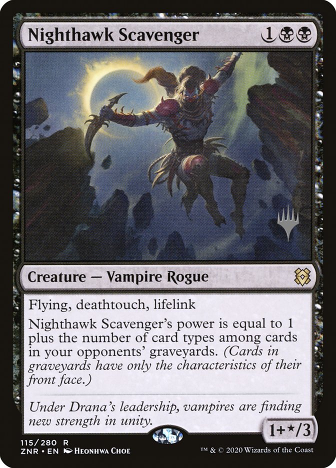 Nighthawk Scavenger (Promo Pack) [Zendikar Rising Promos] | Spectrum Games