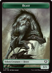 Insect // Beast (0005) Double-Sided Token [Edge of Eternities Commander Tokens] | Spectrum Games