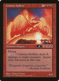 Crimson Hellkite (Oversized) [Oversize Cards] | Spectrum Games