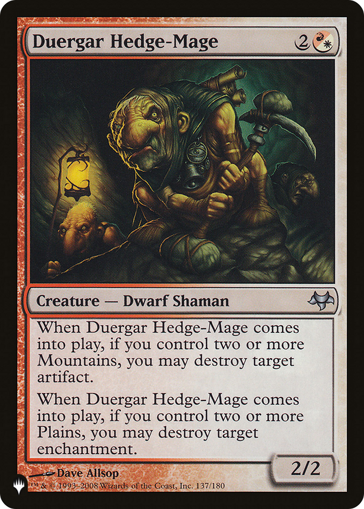 Duergar Hedge-Mage [The List] | Spectrum Games