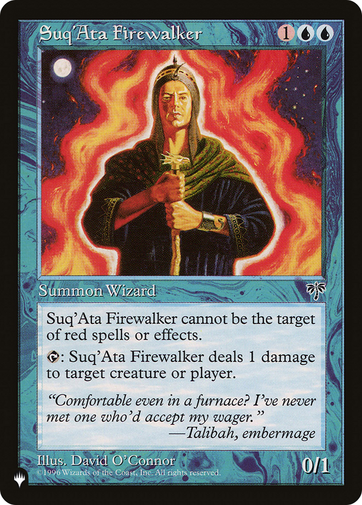 Suq'Ata Firewalker [The List Reprints] | Spectrum Games