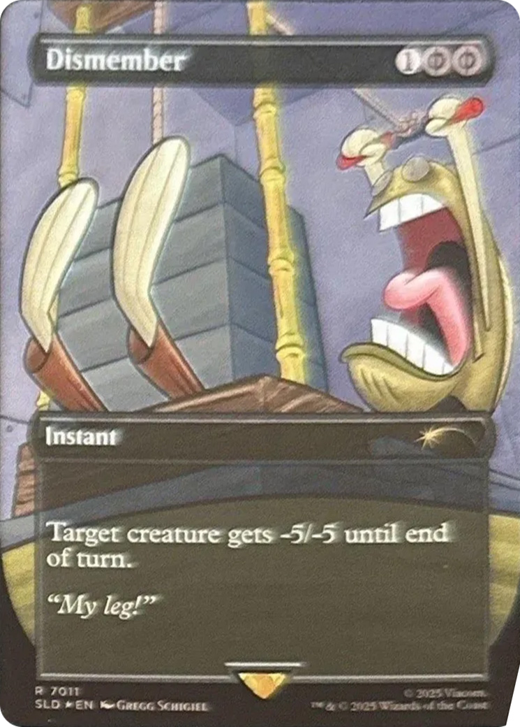 Dismember (7011) (Rainbow Foil) [Secret Lair Drop Series] | Spectrum Games