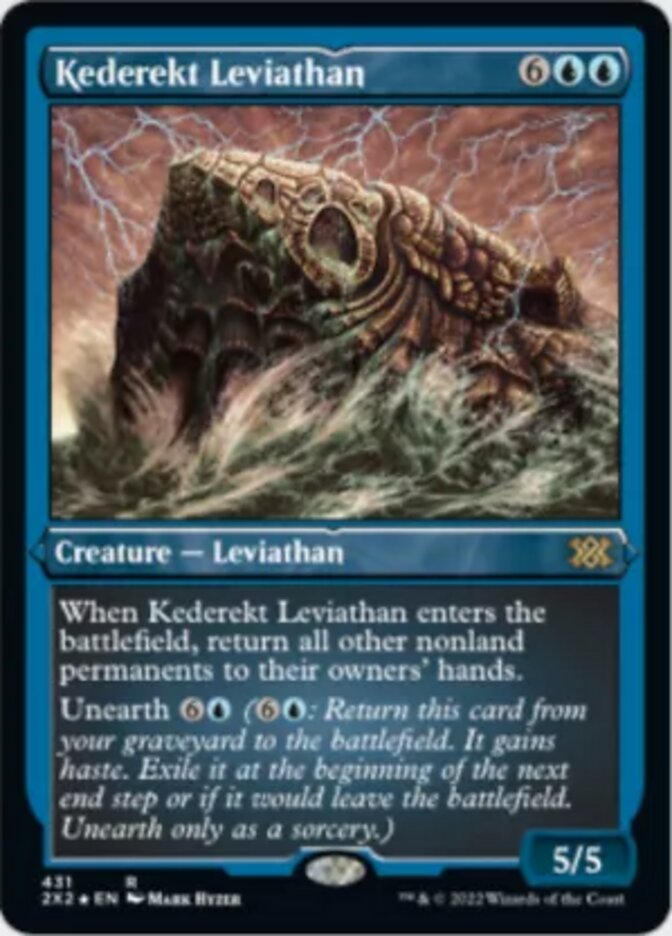 Kederekt Leviathan (Foil Etched) [Double Masters 2022] | Spectrum Games