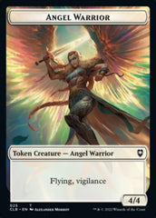 Kor Warrior // Angel Warrior Double-Sided Token [Commander Legends: Battle for Baldur's Gate Tokens] | Spectrum Games