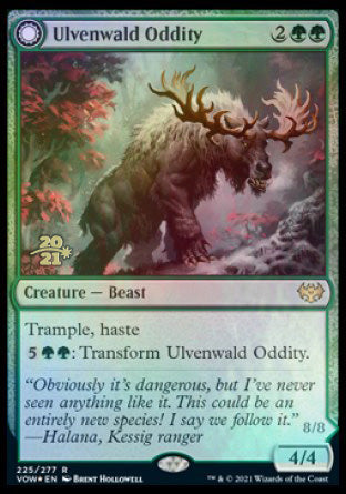 Ulvenwald Oddity // Ulvenwald Behemoth [Innistrad: Crimson Vow Prerelease Promos] | Spectrum Games