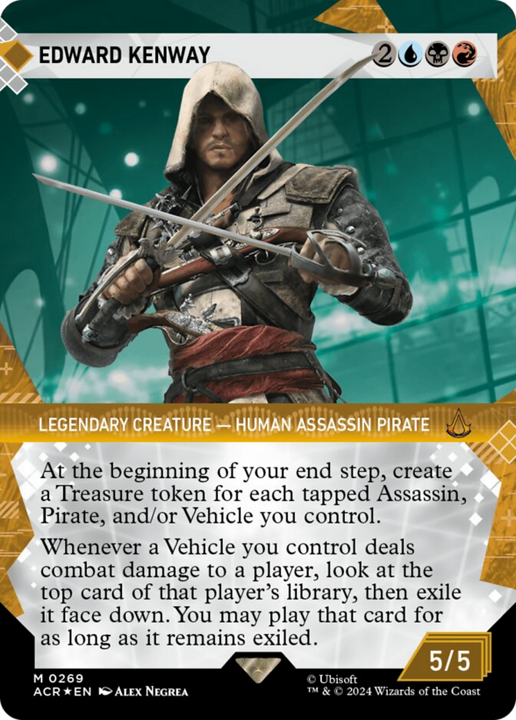 Edward Kenway (Showcase) (Textured Foil) [Assassin's Creed] | Spectrum Games