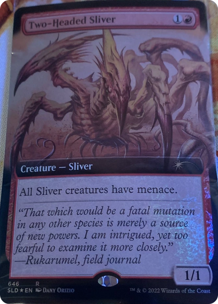 Two-Headed Sliver (Extended Art) [Secret Lair Drop Promos] | Spectrum Games