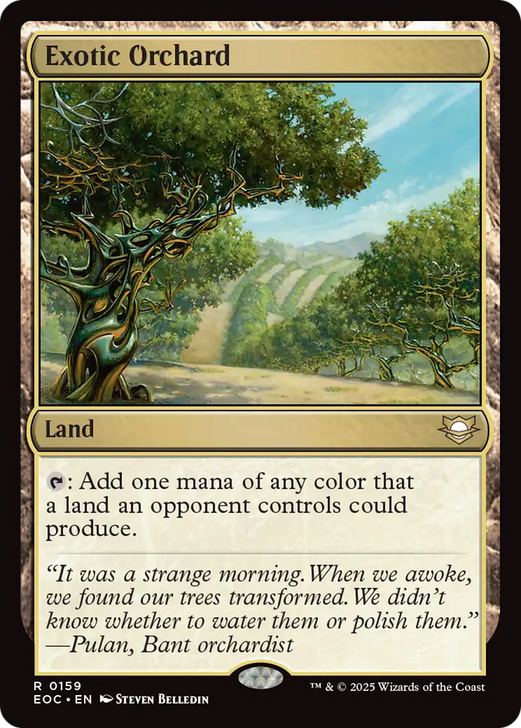 Exotic Orchard [Edge of Eternities Commander] | Spectrum Games