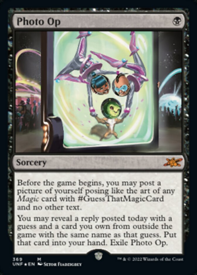 Photo Op (Galaxy Foil) [Unfinity] | Spectrum Games