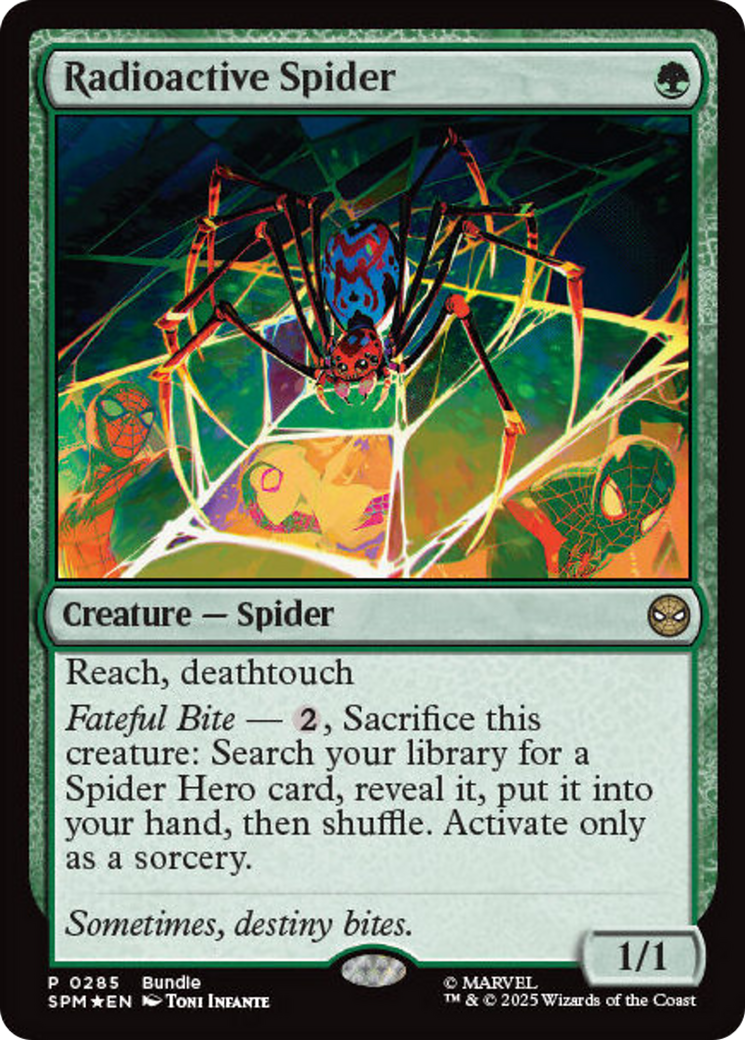 Radioactive Spider [Marvel's Spider-Man Promos] | Spectrum Games