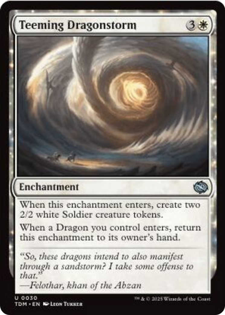 Teeming Dragonstorm [Tarkir: Dragonstorm] | Spectrum Games