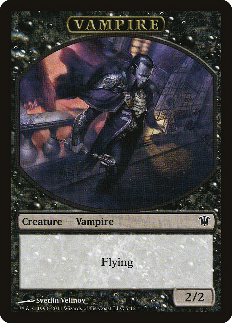 Blood // Vampire (0007) Double-Sided Token [Innistrad Remastered Tokens] | Spectrum Games