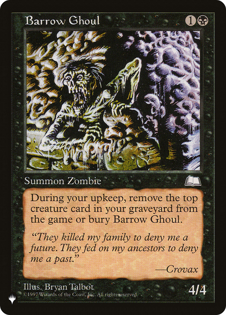 Barrow Ghoul [The List] | Spectrum Games