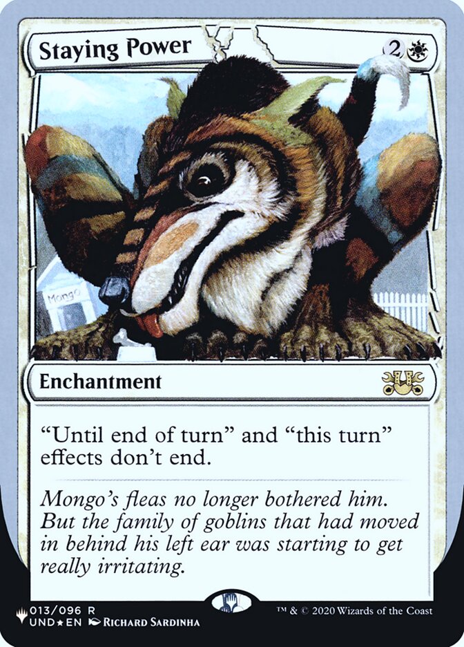 Staying Power (Unfinity Foil Edition) [The List] | Spectrum Games