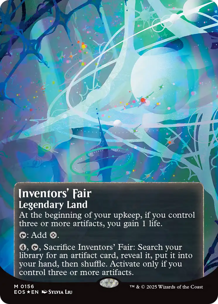 Inventors' Fair (0156) (Borderless) (Galaxy Foil) [Edge of Eternities: Stellar Sights] | Spectrum Games