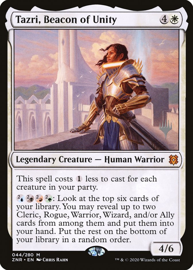 Tazri, Beacon of Unity (Promo Pack) [Zendikar Rising Promos] | Spectrum Games