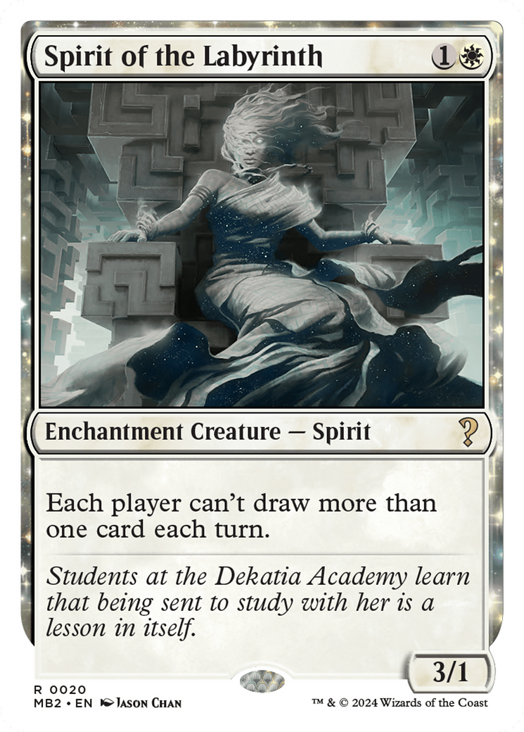 Spirit of the Labyrinth (White Border) [Mystery Booster 2] | Spectrum Games