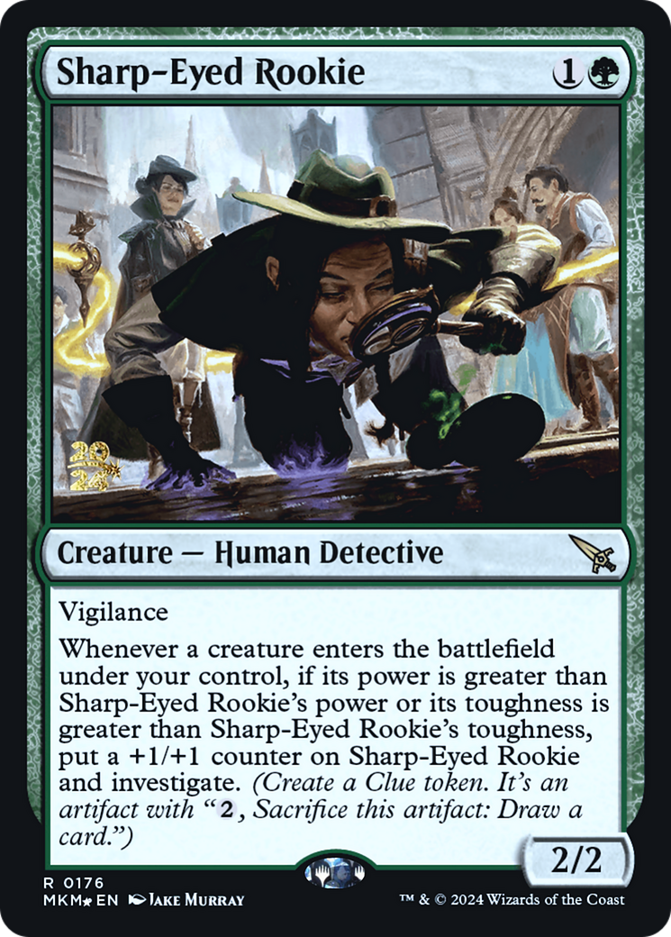 Sharp-Eyed Rookie [Murders at Karlov Manor Prerelease Promos] | Spectrum Games