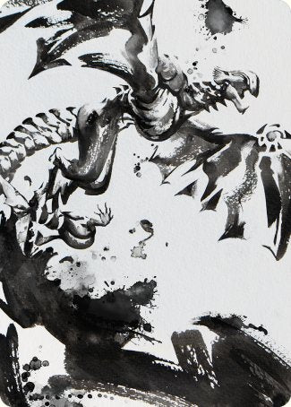 Quicksilver Fisher Art Card [Phyrexia: All Will Be One Art Series] | Spectrum Games