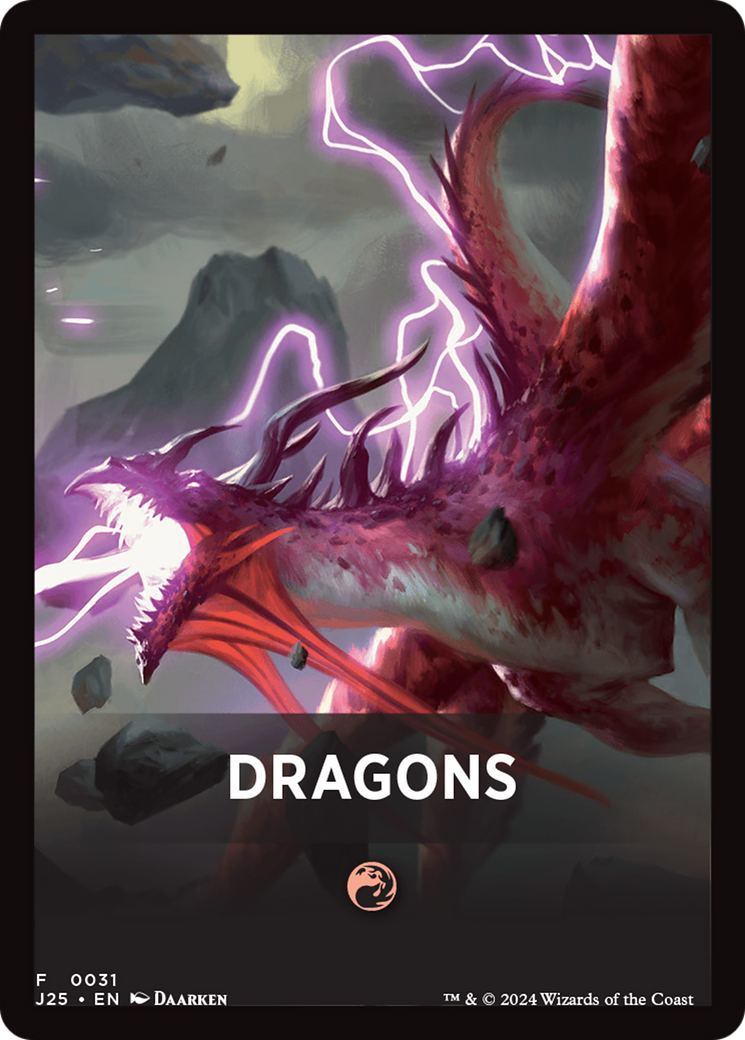 Dragons Theme Card [Foundations Jumpstart Front Cards] | Spectrum Games