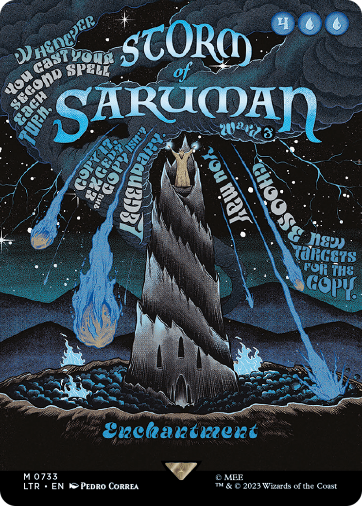 Storm of Saruman (Borderless Poster) [The Lord of the Rings: Tales of Middle-Earth] | Spectrum Games