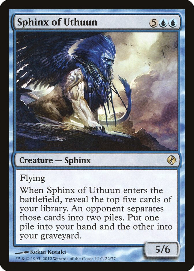 Sphinx of Uthuun [Duel Decks: Venser vs. Koth] | Spectrum Games