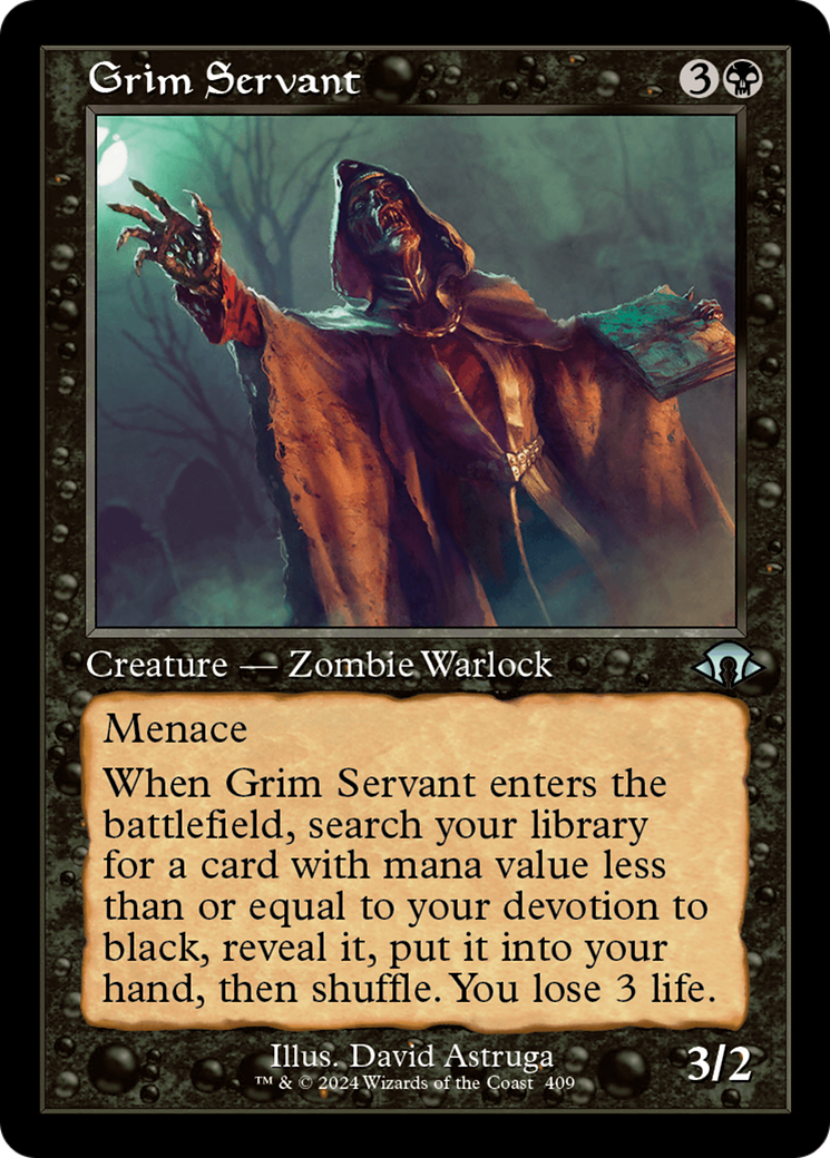 Grim Servant (Retro) [Modern Horizons 3] | Spectrum Games