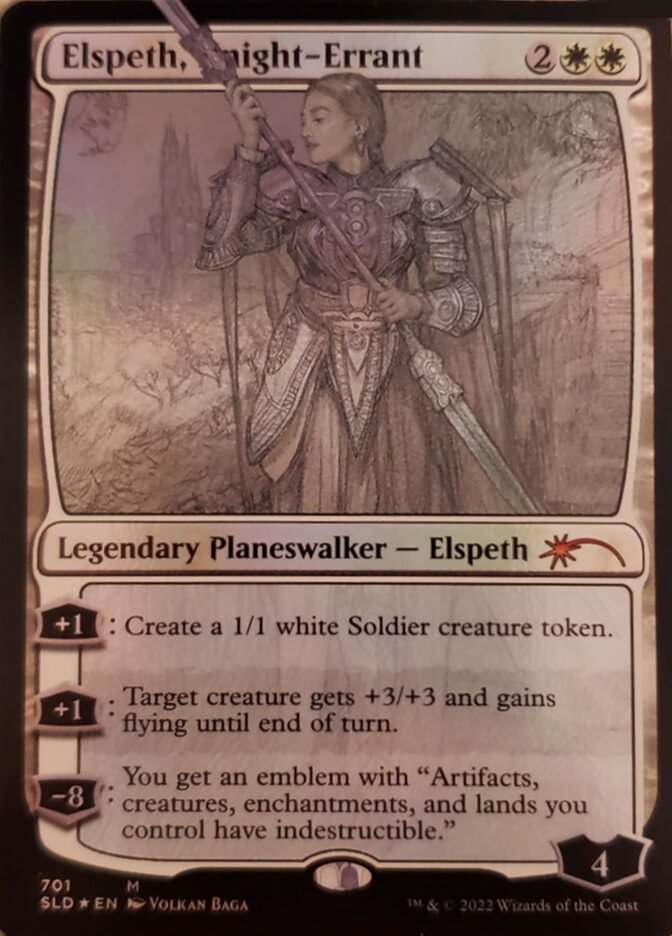 Elspeth, Knight-Errant (Sketch) [Secret Lair Drop Promos] | Spectrum Games