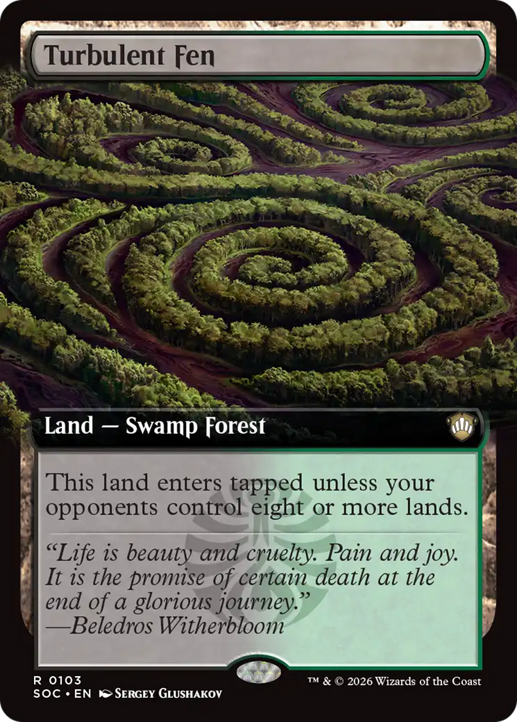 Turbulent Fen (Extended Art) [Secrets of Strixhaven Commander] | Spectrum Games