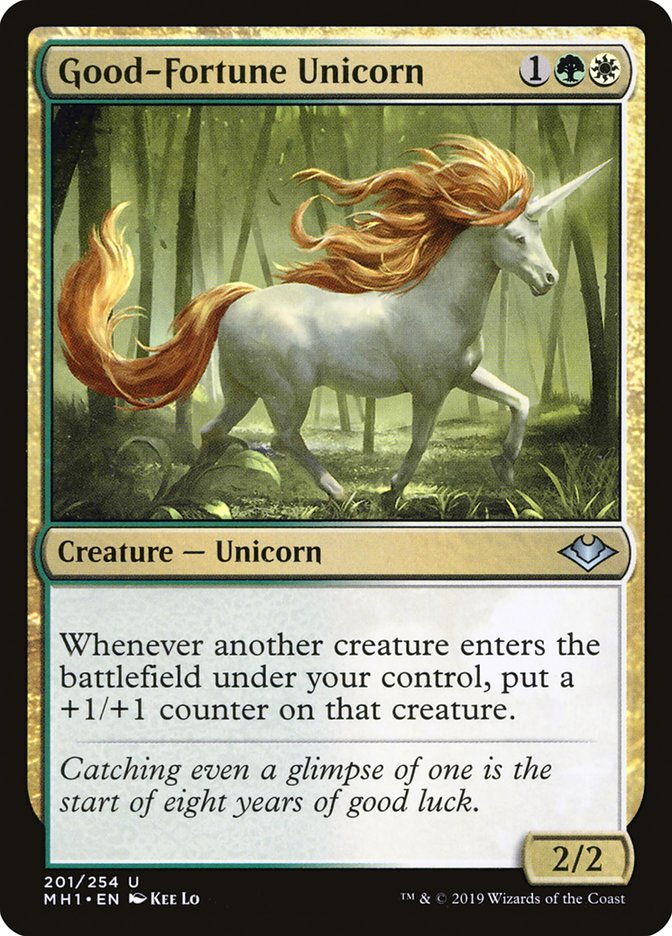 Good-Fortune Unicorn [Modern Horizons] | Spectrum Games