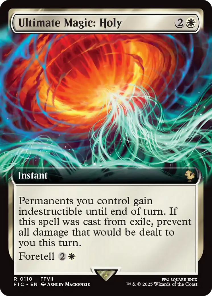 Ultimate Magic: Holy (Extended Art) [FINAL FANTASY Commander] | Spectrum Games