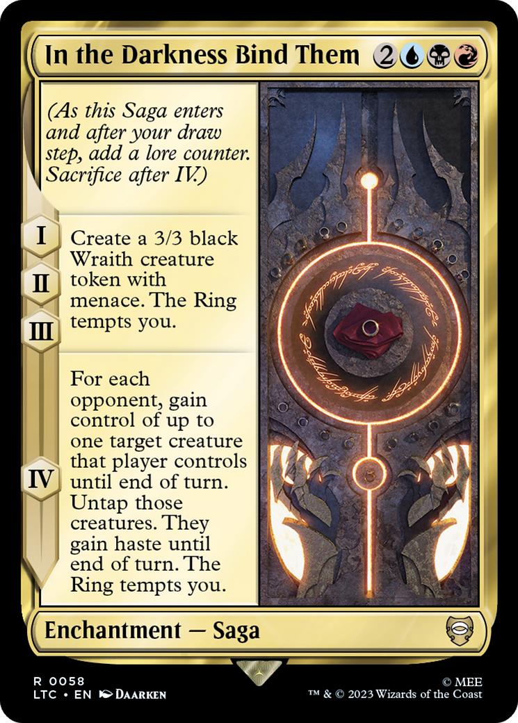 In the Darkness Bind Them [The Lord of the Rings: Tales of Middle-Earth Commander] | Spectrum Games