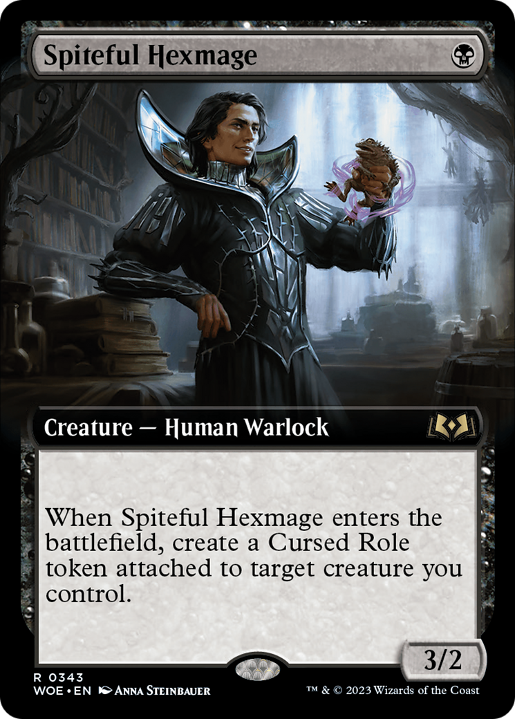 Spiteful Hexmage (Extended Art) [Wilds of Eldraine] | Spectrum Games