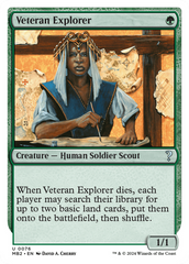 Veteran Explorer (White Border) [Mystery Booster 2] | Spectrum Games