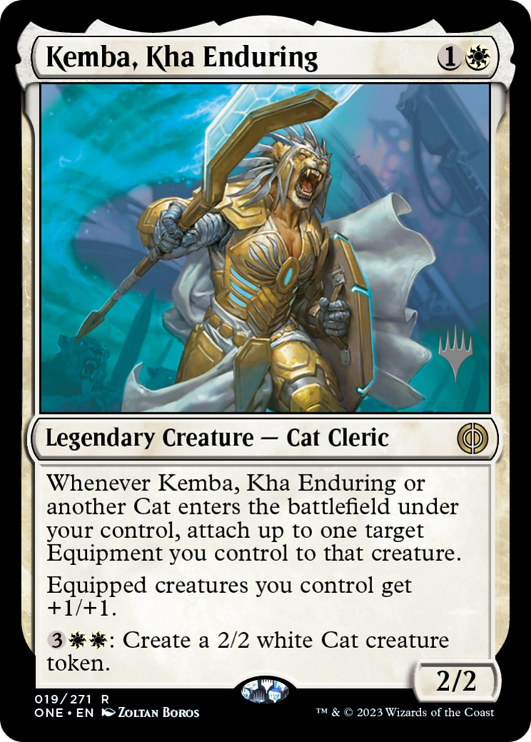 Kemba, Kha Enduring (Promo Pack) [Phyrexia: All Will Be One Promos] | Spectrum Games
