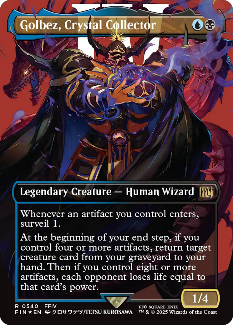 Golbez, Crystal Collector (Borderless) (Surge Foil) [FINAL FANTASY] | Spectrum Games