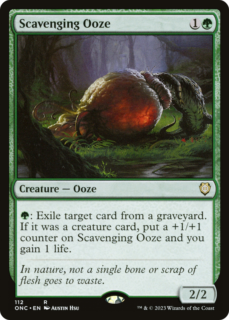 Scavenging Ooze [Phyrexia: All Will Be One Commander] | Spectrum Games