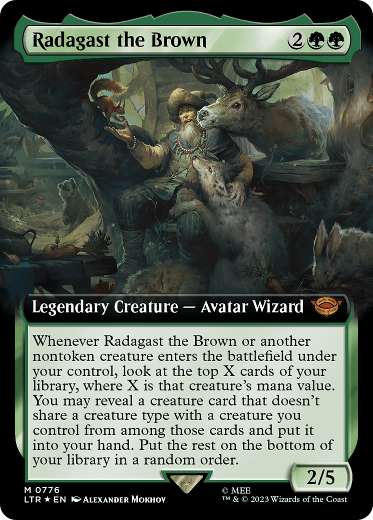 Radagast the Brown (Extended Art) (Surge Foil) [The Lord of the Rings: Tales of Middle-Earth] | Spectrum Games