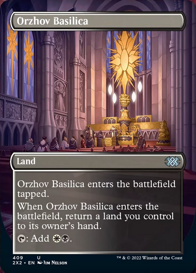 Orzhov Basilica (Borderless Alternate Art) [Double Masters 2022] | Spectrum Games