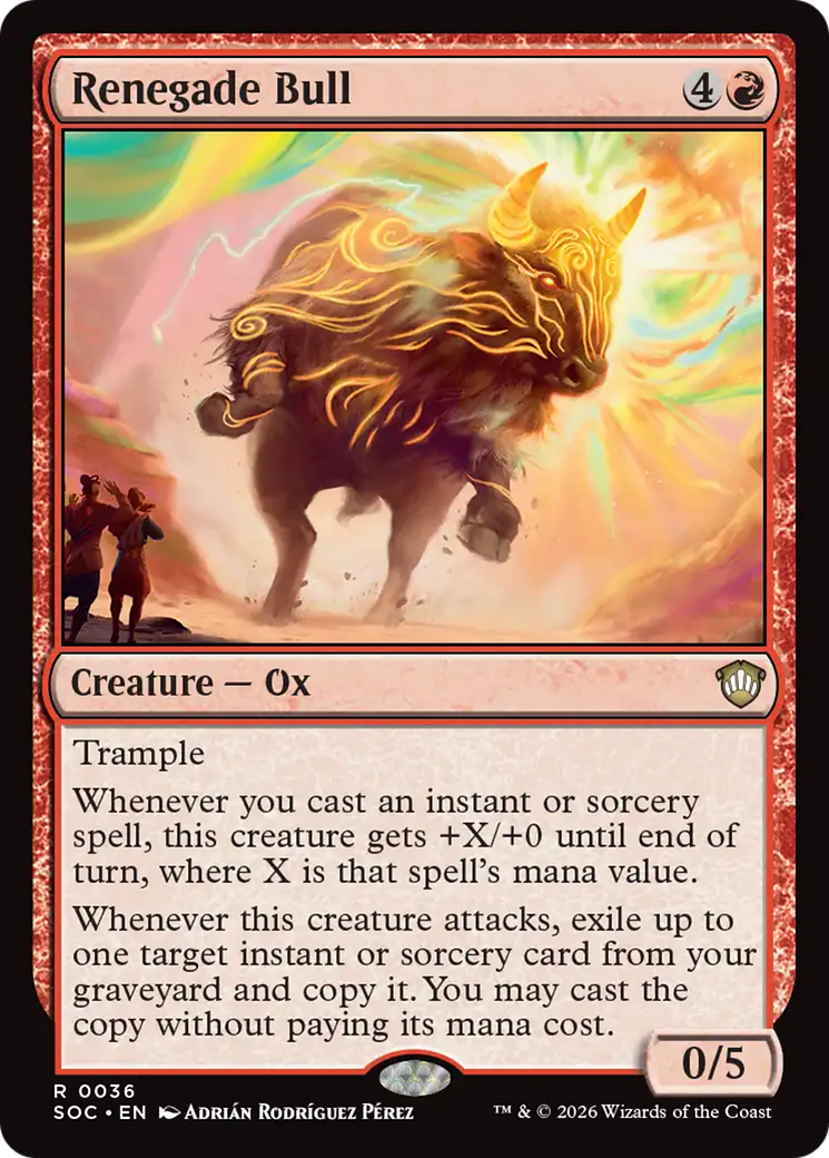 Renegade Bull [Secrets of Strixhaven Commander] | Spectrum Games