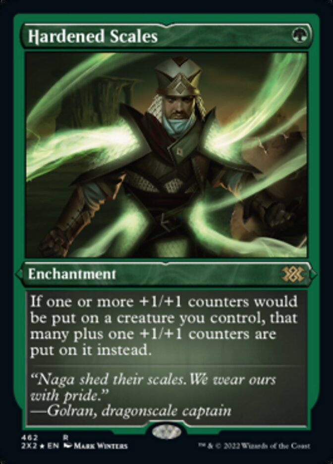 Hardened Scales (Foil Etched) [Double Masters 2022] | Spectrum Games