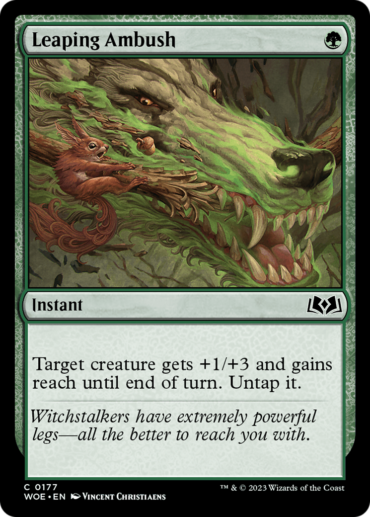 Leaping Ambush [Wilds of Eldraine] | Spectrum Games