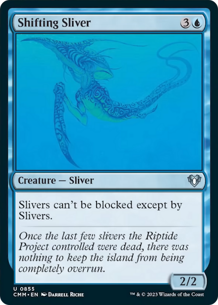 Shifting Sliver [Commander Masters] | Spectrum Games