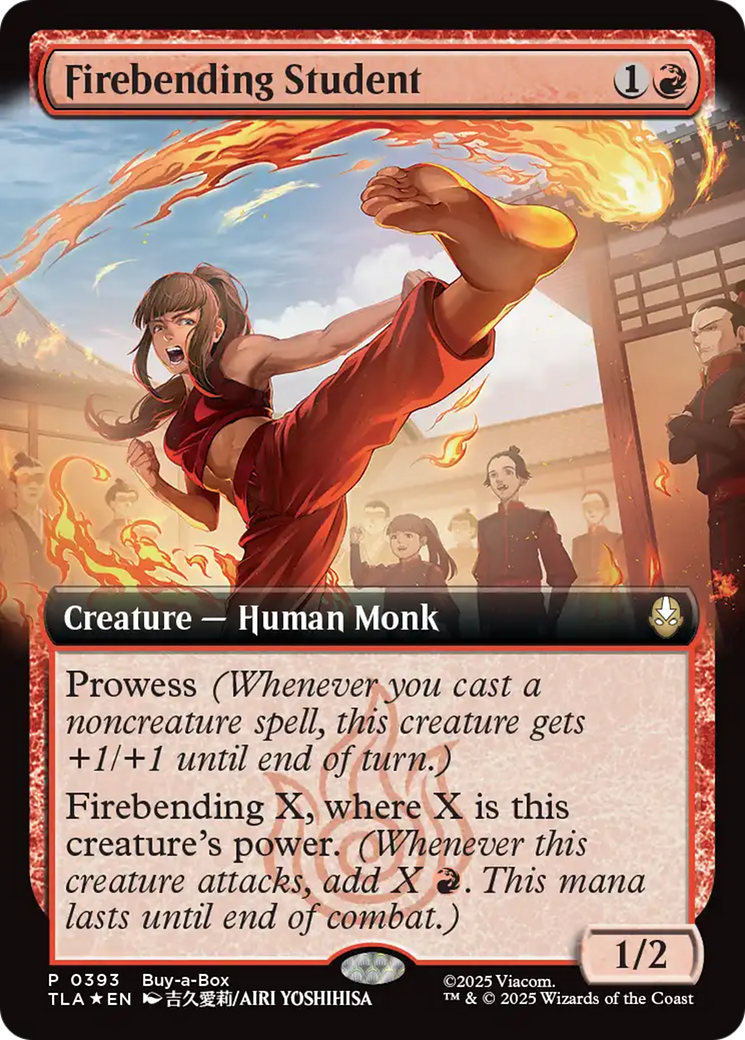 Firebending Student (Extended Art) [Avatar: The Last Airbender Promos] | Spectrum Games