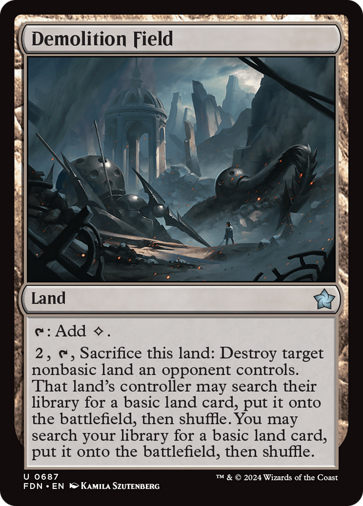 Demolition Field [Foundations] | Spectrum Games
